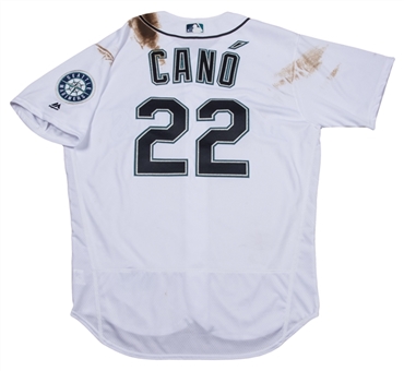 2016 Robinson Cano Game Used Seattle Mariners Home Jersey Worn on 8/8/2016 (MLB Authenticated)